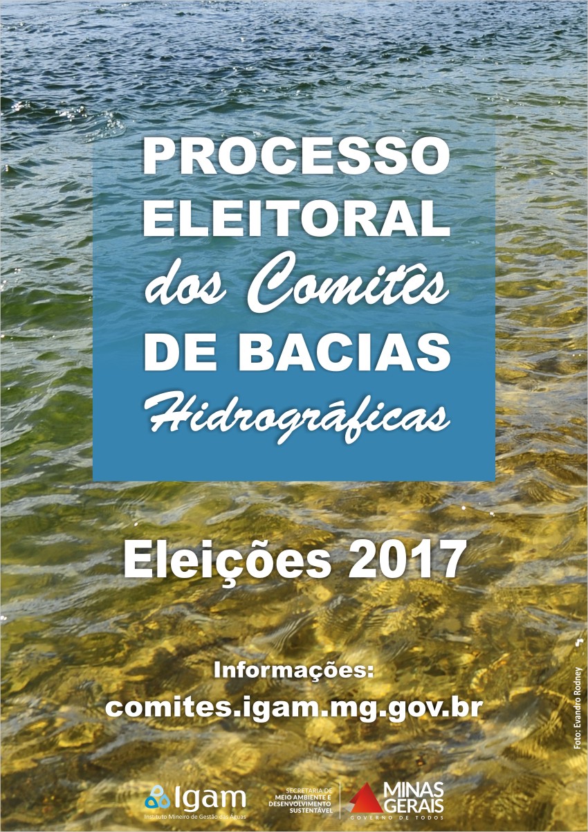 É lançado o processo eleitoral para os Comitês de Bacia Hidrográfica