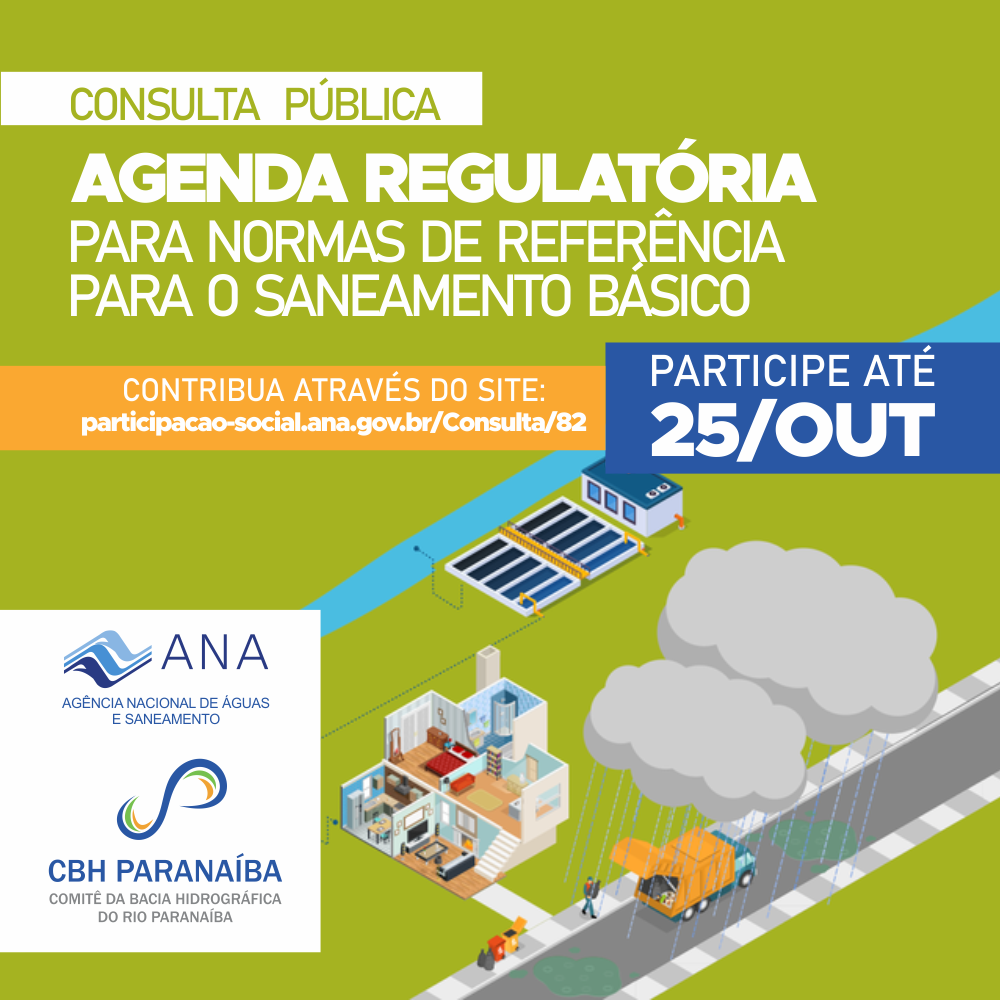 ANA abre consulta pública sobre Agenda Regulatória para saneamento