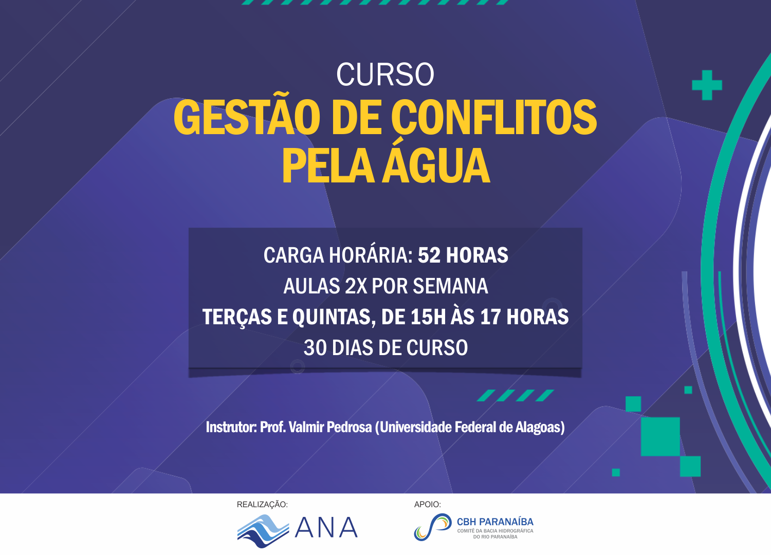 ANA promove curso "Gestão de Conflitos pela Água"