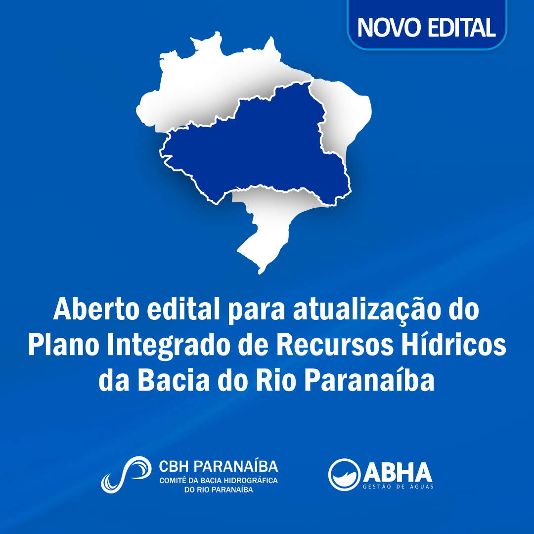 Aberto edital para contratação do Plano Integrado de Recursos Hídricos da Bacia do Rio Paranaíba