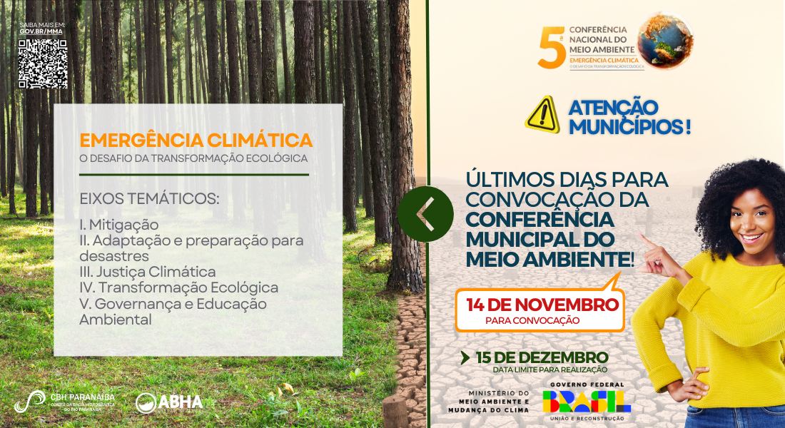 Conferência Nacional do Meio Ambiente convoca sociedade para discutir soluções climáticas