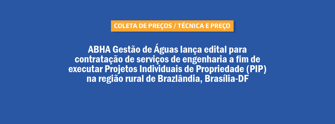 Comitê do Rio Paranaíba abre edital para ações de recuperação ambiental na bacia do Alto Descoberto