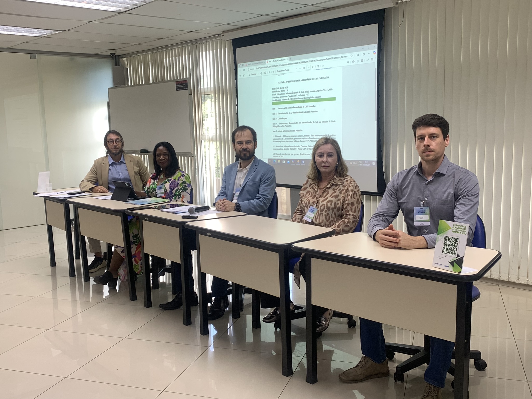 Comitê do Rio Paranaíba realiza a 36ª Reunião Extraordinária em Goiânia