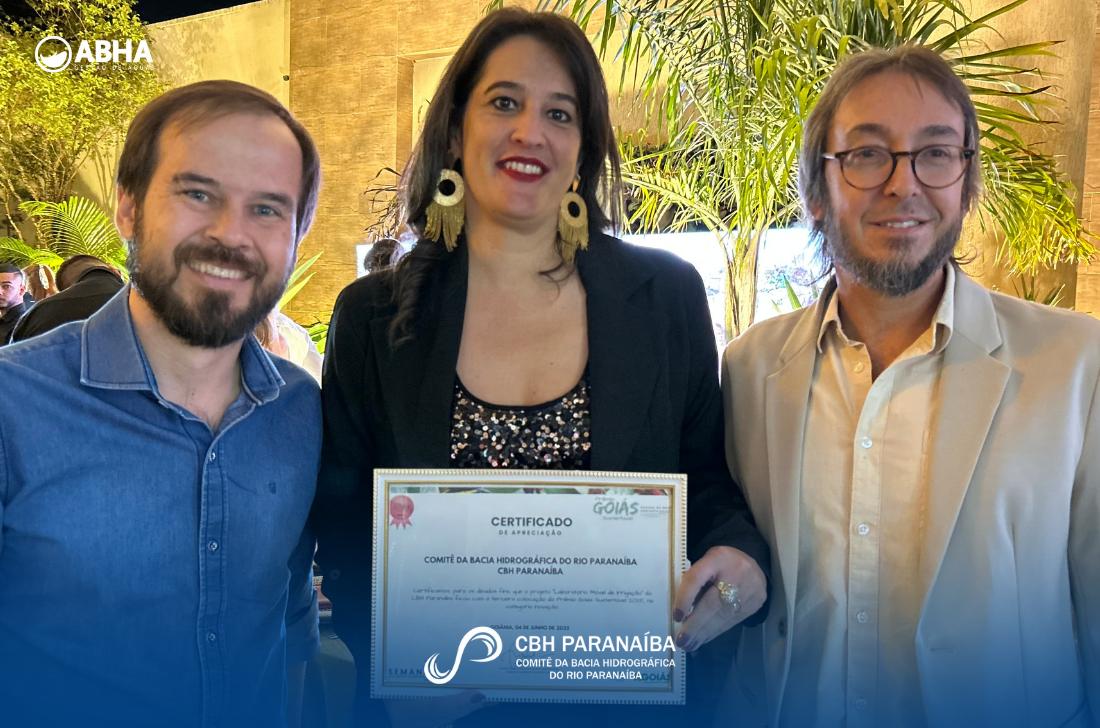 Laboratório Móvel de Irrigação, projeto do Comitê do Rio Paranaíba, ganha visibilidade na categoria Inovação do Prêmio Goiás Sustentável