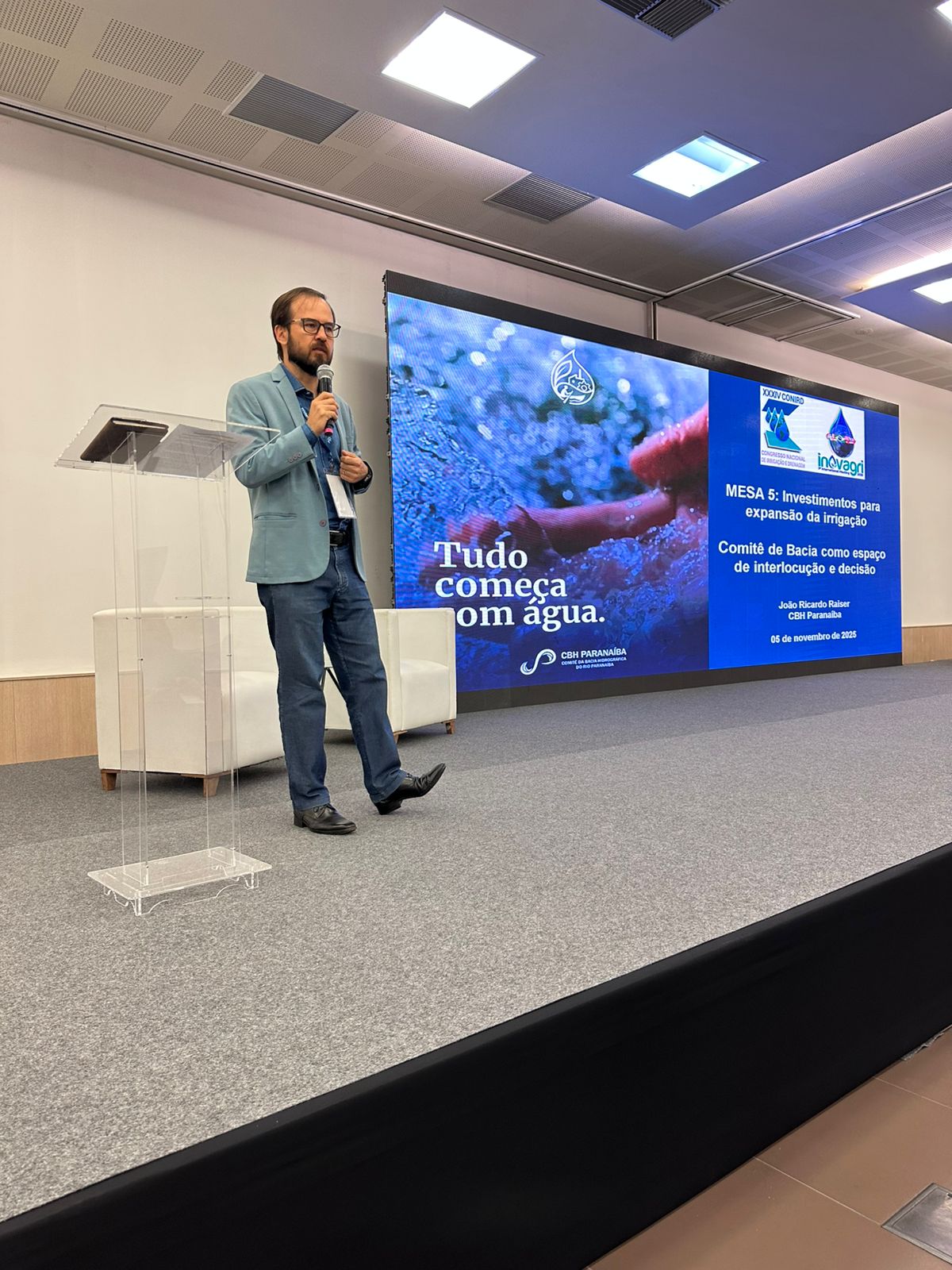 Comitê do Rio Paranaíba participa do 34º Conird e reforça diálogo com o setor de irrigação