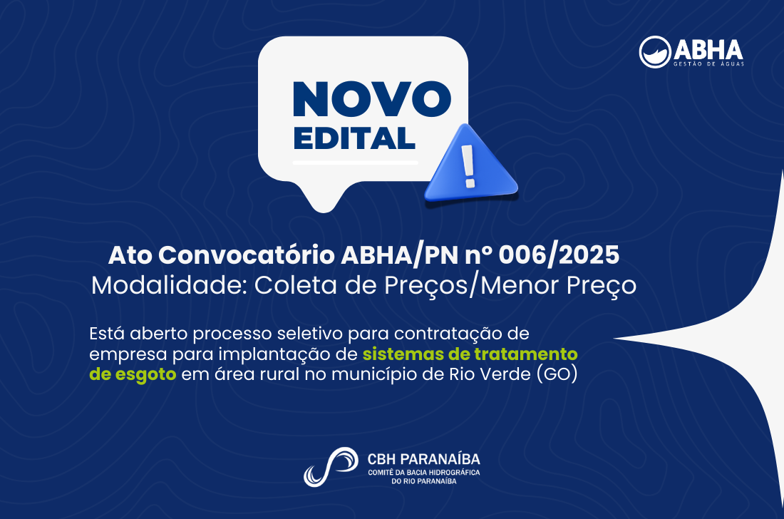 CBH Paranaíba investe em saneamento rural com novo processo seletivo para instalação de sistemas de tratamento de esgoto em Rio Verde(GO)