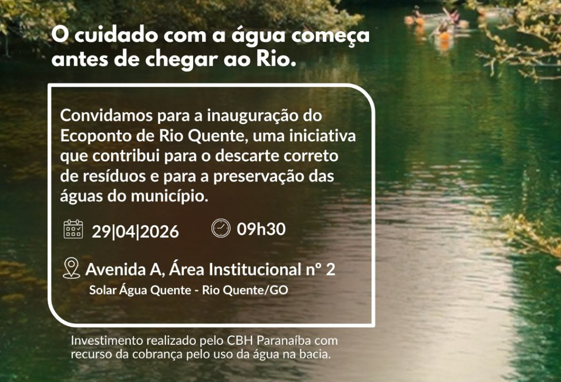 Com investimento do CBH Paranaíba, Rio Quente recebe novo Ecoponto