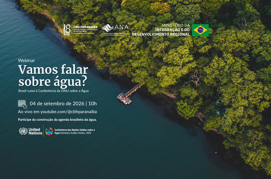 Sociedade é convidada a contribuir com agenda brasileira da água antes da Conferência da ONU