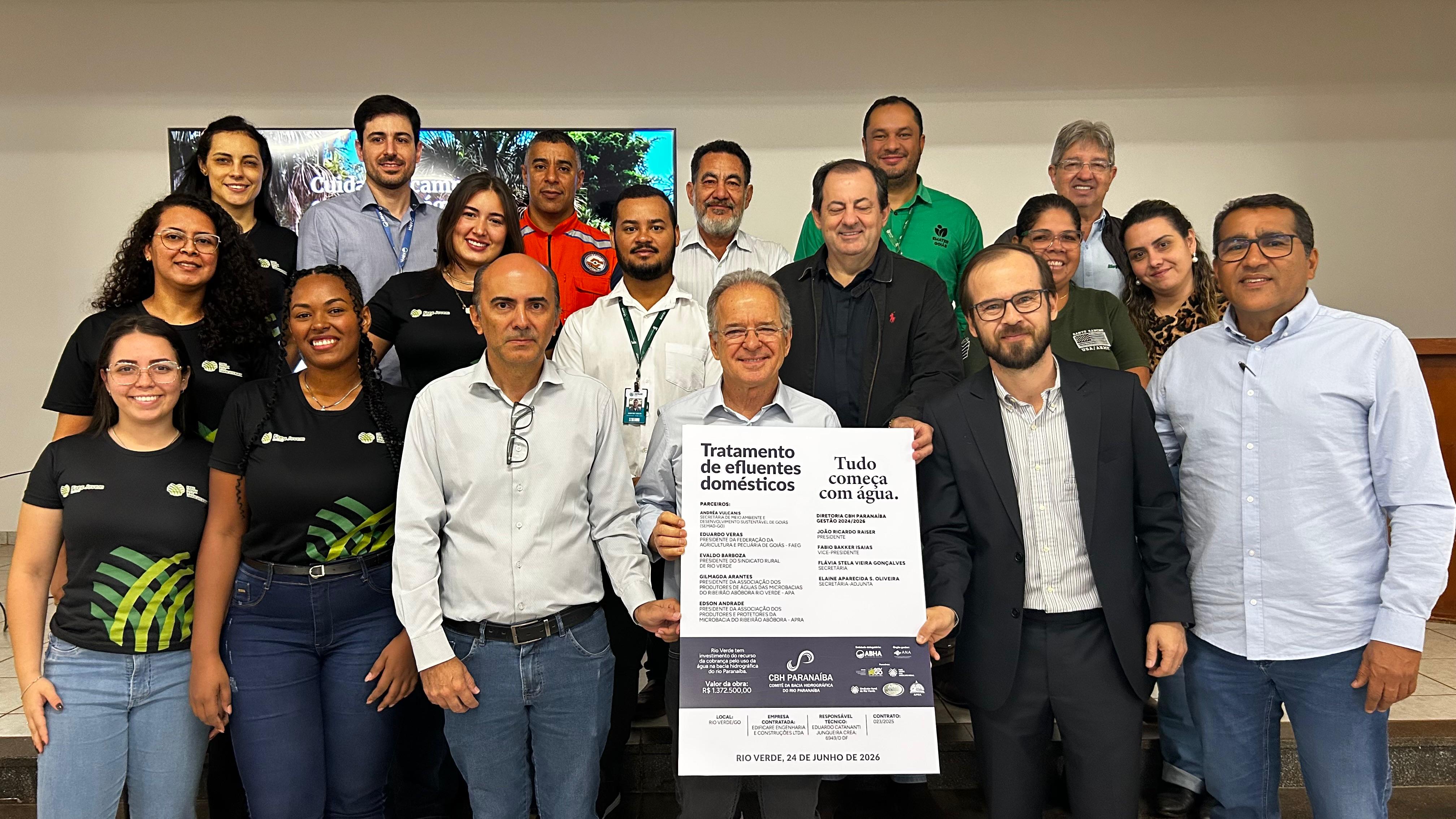 Comitê do rio Paranaíba fortalece parcerias no campo para ampliar o cuidado com a água em Rio Verde